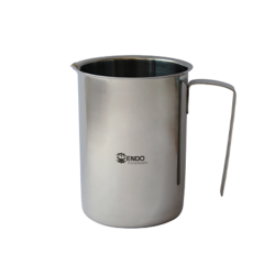 Stainless steel jug with handle, 500 mL