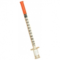 Jeringa de insulina de 1 ml. con aguja de 0,33 x 12. ICO PLUS 3. Caja de 100