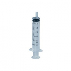 Seringue stérile excentrique à 3 corps B.Braun Omnifix, 5 ml. Boîte de 100 unités