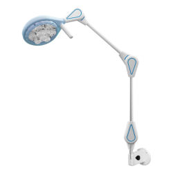 Lâmpada de exame Primafix, 115.000 lux a 50 cm. Ancoragem na parede com braço extensor