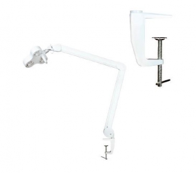 Lámpara de reconocimiento FLH3, 65.000 lux a 50cm. Anclaje a mesa y brazo articulado | Lámparas de reconocimiento médico para mesa