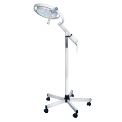 Lámpara de cirugía LED 130 Plus, 100.000 lux, Dr.Mach. Base rodable y brazo corto | Lámparas cirugía base rodable