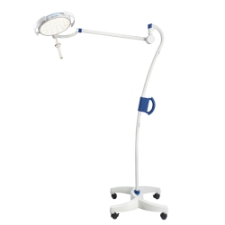 Lámpara de cirugía LED 150 Dr.Mach, 110.000 lux a 1 m. Base rodable