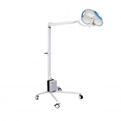 Lámpara de cirugía LED 300DF SC, 160.000 lux, Dr.Mach. Base rodable