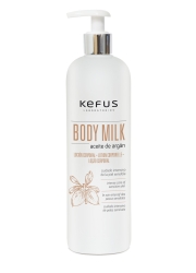 Loción corporal Body Milk Aceite de Argán Kefus. 500 ml