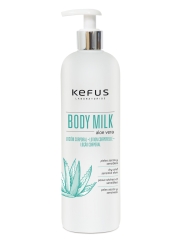 Loción corporal Body Milk Aloe Vera Kefus. 500 ml