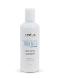 Loción corporal Body Milk Hidratante Kefus. 250 ml