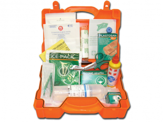 First aid and medical kit full, 290 x 215 x 90 mm. Small