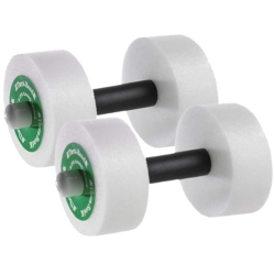 Mancuernas acuáticas media Theraband. Color verde. 2 unidades
