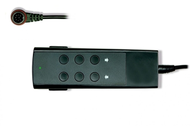 Hand to hand for 1 motor electric stretchers