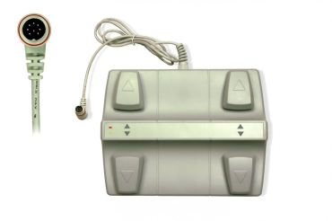 Hand to hand for 1 motor electric stretchers