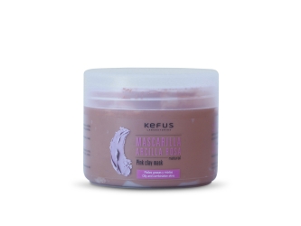 Masque à l'argile rose naturelle Kefus. 250 ml