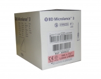 Aguja hipodérmica BD Microlance 1,2 mm x 40 mm. 18G X 1 1/2 Caja de 100