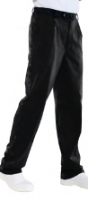 Pantalón con pinzas Negro. 65% polyester 35% algodón. Varias tallas | Pantalones sanitarios