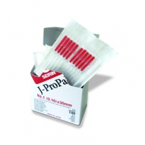 Agujas Seirin J-Propack 10, 0.16x30, color rojo. 100 uds por caja