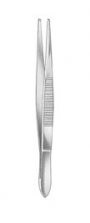Stille pinza de disección recta 1x2 dientes 15cm | PINZAS DE LABORATORIO