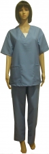 Pijama clásico Sartec azul. Varias tallas | Pijamas sanitarios y médicos