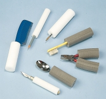 Tubo de espuma Plastazote para engrosar mangos de utensilios, color blanco | AYUDAS PARA PACIENTE