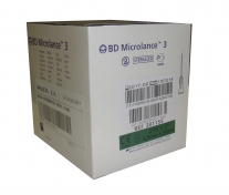 Aguja hipodérmica BD Microlance 0,8 mm x 50 mm 21G x 2. Caja de 100 | Agujas hipodérmicas BD microlance