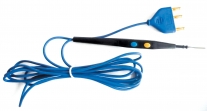 Mango electrobisturí reutilizable con conexión Valleylab, 30 esterilizaciones. Cable de 500 cm