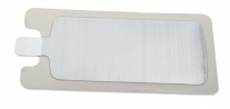 Placa desechable para adultos, de hidrogel y soporte foam, 202x101mm, conexión tab | PLACAS