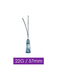 Microcánula flexible Magic Needle 22G x 57 mm. Caja de 25 unidades