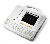 Electrocardiógrafo CM600 de 6 canales con interpretación y teclado