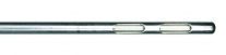 Cánula de aspiración de 2 orificios 13 cm x 3 mm. Caja de 6 unidades