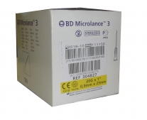 Aguja hipodérmica BD Microlance 0,9 mm x 25 mm 20G x 1 Caja de 100