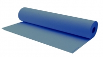 Papel camilla rizado sin precorte. Rollo de 58cm x 100m. 44gr/m2. Color azul. Caja de 6 rollos