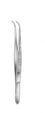 Pinza Perry curva sin dientes, 12.5cm fina | Pinzas Quirúrgicas