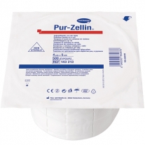 Compresa de celulosa Pur-Zellin 4 x 5 cm. 500 porciones