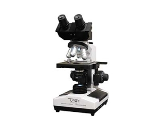 Microscopio binocular Ura 107, serie 100. Objetivos: 4X, 10X, 40X y 100X