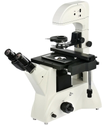 Microscopio invertido triocular XDS-1B con LED. Objetivos: 10X, 20X, 40X y contraste de fase