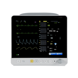 VE12 Multiparameter Monitor for Veterinary (ECG, SpO2, NIBP, RESP, TEMP, PR and EtCO2)
