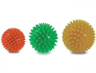 Pack de 3 balones de masaje, varios colores y diámetros | Los mejores ejercitadores para fisioterapia y rehabilitación