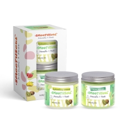 Pack exfoliant et crème hydratante au kiwi pour les mains et les pieds
