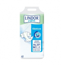 Couche élastique Lindor Care. Taille M. Sac de 40 unités
