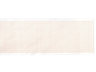 ECG thermal paper 210x30 mm roll xm - orange grid