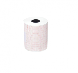 ECG Thermal Paper for Rescue Life Defibrillator, 58mmX25mts, pack of 10 rolls.