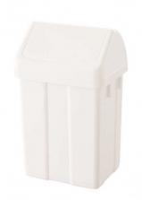 Corbeille à papier en PVC, capacité de 12 litres