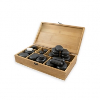 Piedras para masaje. 35,5 x 20 x 7 cm | PIEDRAS DE BASALTO