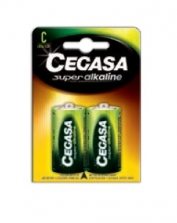 Pile Cegasa Super Alcaline LR14 (C). Paquet de 2 unités