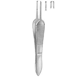 Pinza para sutura Paufique 1x2 dientes, 10cm | OFTALMOLOGÍA