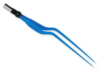 24 cm EU bayonet tweezers with 1 mm tip