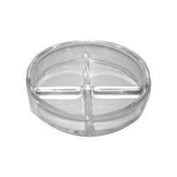 Placa de Petri Pyrex con 4 compartimentos | Placas de Petri de vidrio