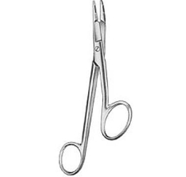 Porta-agujas Gillies tipo tijera con ranura, 16cm | Instrumentos para suturas