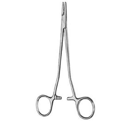 Porta-agujas Sarot con ranura, 18cm | Instrumentos para suturas