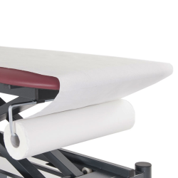 Porte-rouleaux pour papier compatible avec différentes tables de massage