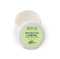Protector labial Aloe Vera Kefus. 15 ml